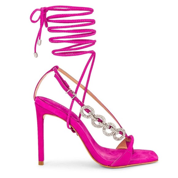 SCHUTZ Shoes - Schutz Vikki Glam Sandal in Very Pink Size 8.5